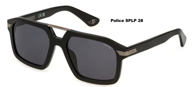 Police Brille mit standard Gläsern